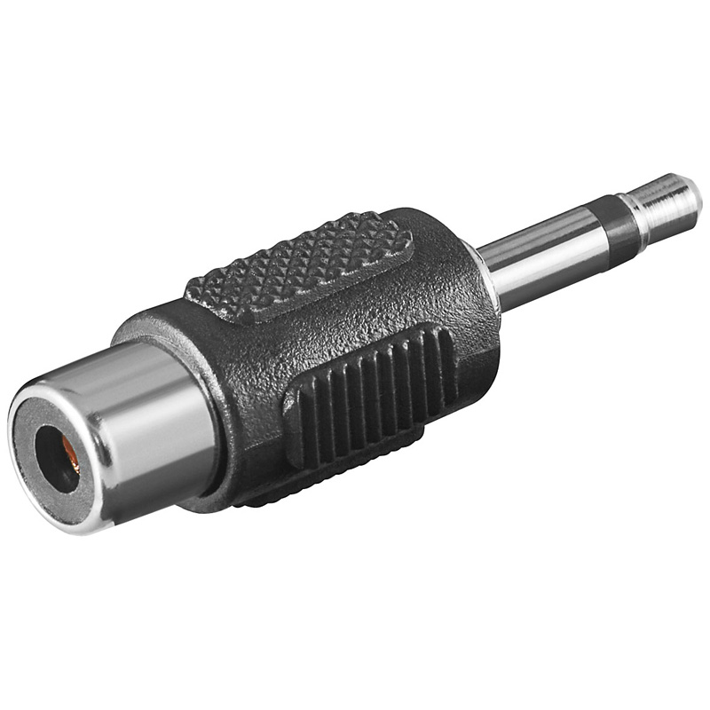 Adaptateur Jack 3,5 mm Mono / M > RCA / F - Trademos