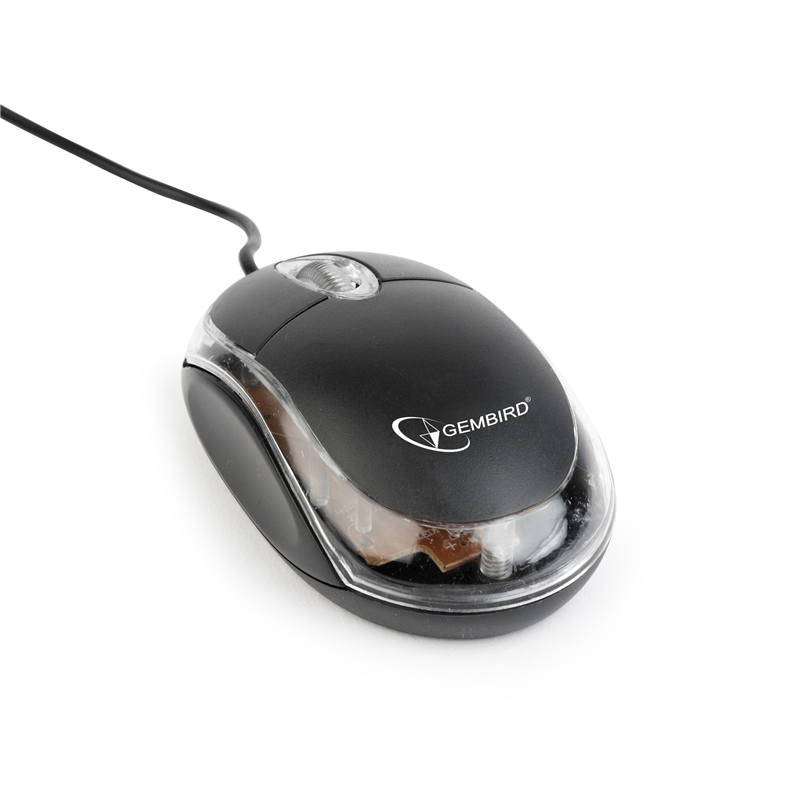 Mini Souris optique - 1000 Dpi - Gaucher / Droitier - Filaire USB