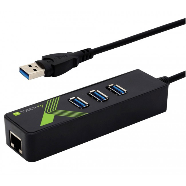 Adaptateur Réseau Gigabit Ethernet USB 3.0 vers RJ45 - Noir