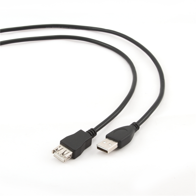 Rallonge USB 2.0 A M / F - Noir - Cablexpert - 1,80 m - Trademos