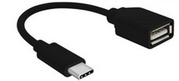 Adaptateur USB 3.0 Type A / M vers USB Type C / F - 0.10 m - Trademos