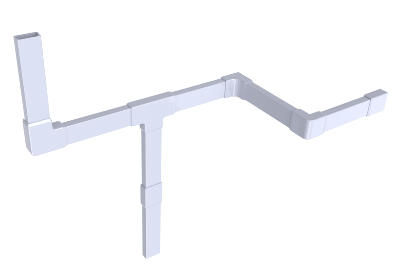 Cache angle extérieur goulotte 32 x 15 - blanc