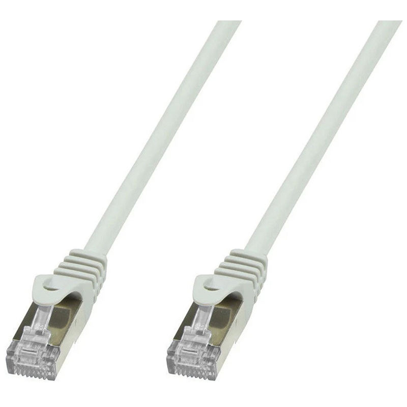 Cordon RJ45 Cat. 6A S/FTP(blindé) Gris 