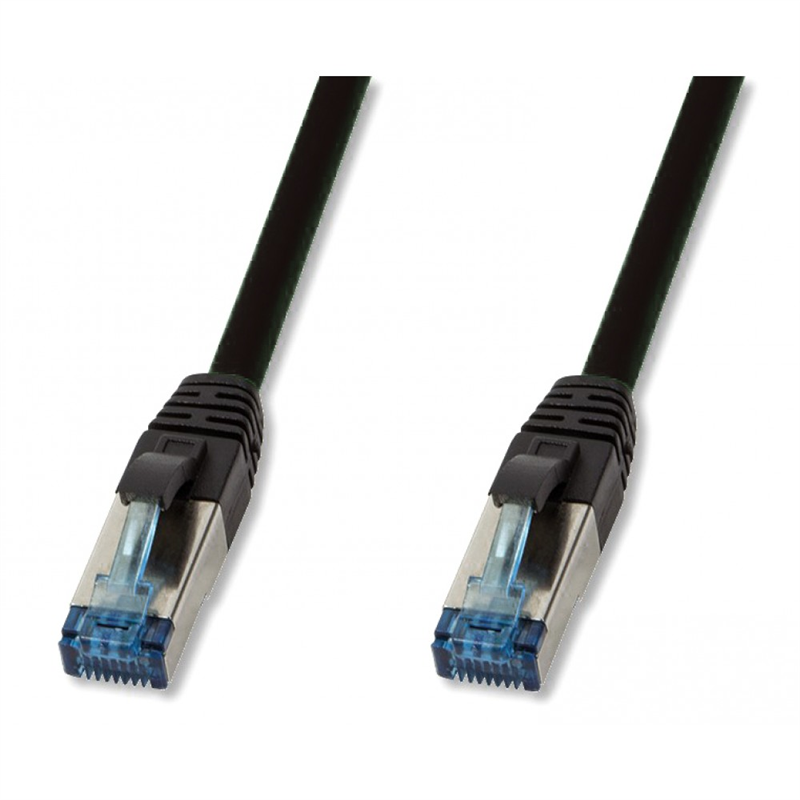 Câble réseau Ethernet (RJ45) résistant gris catégorie 6A S/FTP