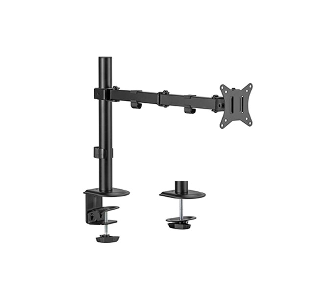 Support à pince - Pivotant - TV 17-32 - 9 Kg - Vesa 100 x 100 - Noir -  Trademos