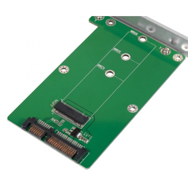 Adaptateur carte 2 x SATA SSU vers 2 M2 SATA - Trademos